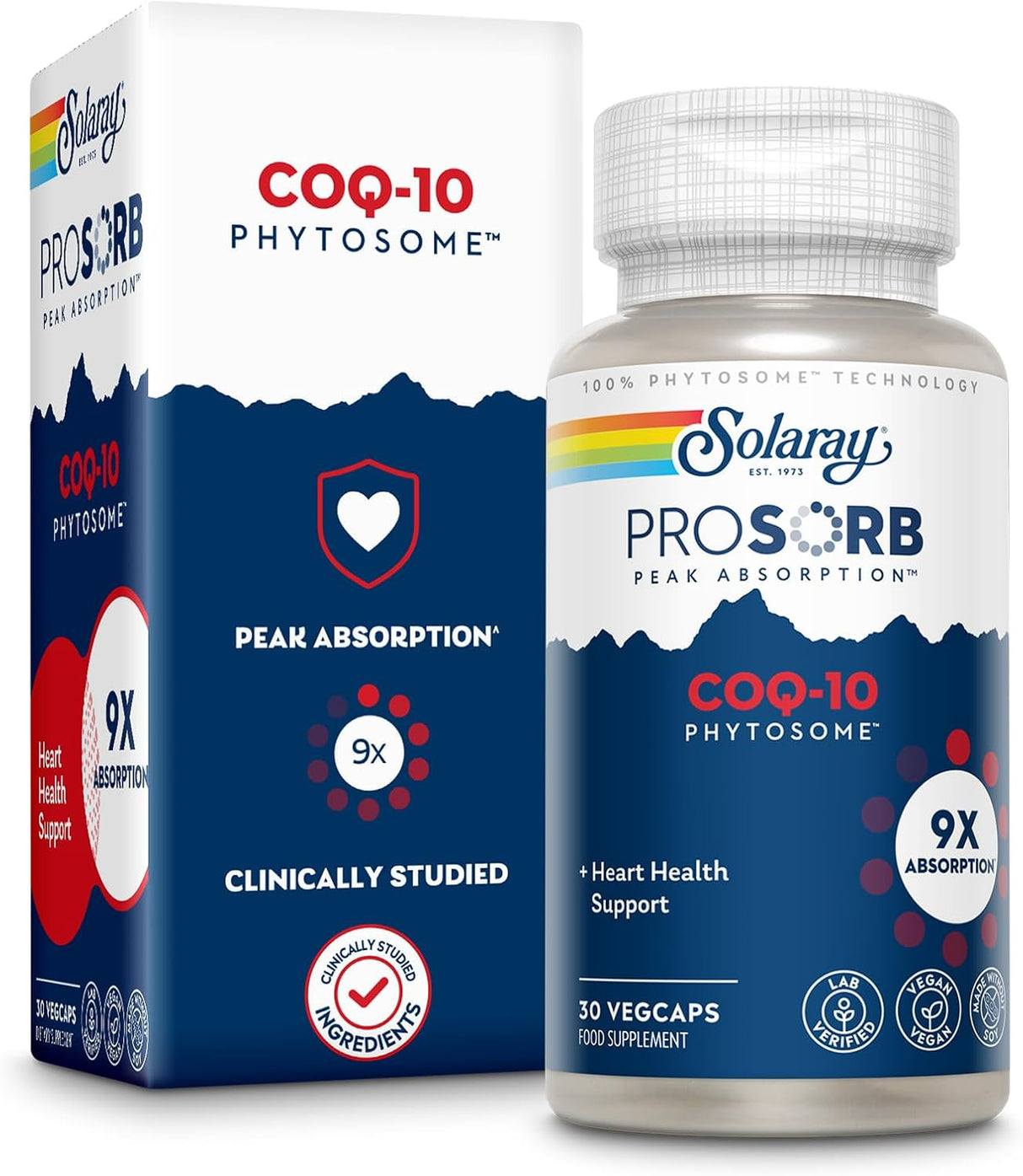 Solaray CoQ10 Phytosome - 200mg, Vegan, 30 VegCaps