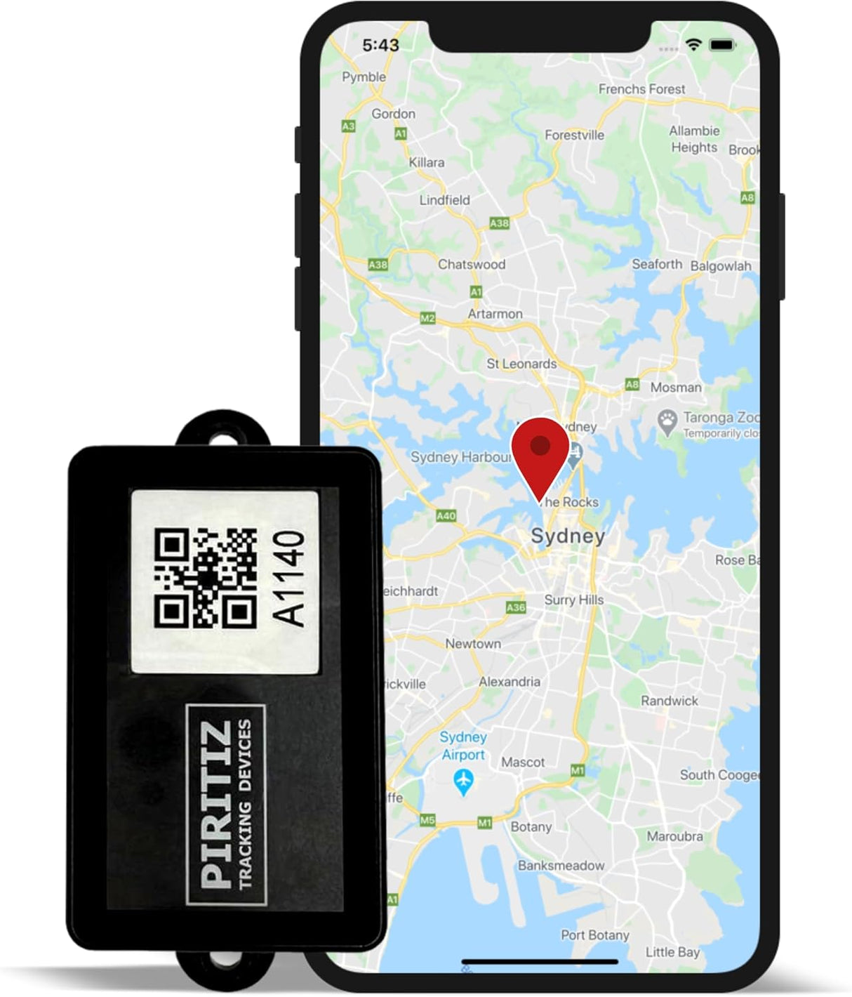 Rastreador GPS para Vehículos - Larga Batería, Sin Contrato