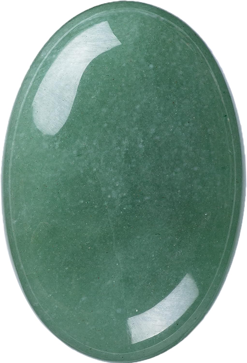 Piedra Palmaria de Aventurina Verde - Cristal Curativo Ovalado