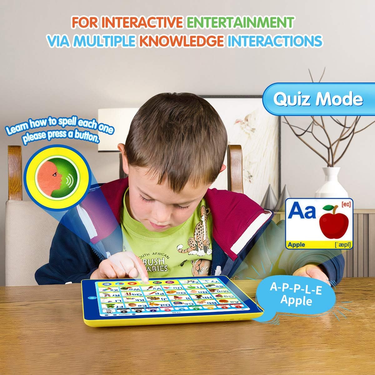 Tablet Infantil 6 en 1 - Juguete Educativo Interactivo