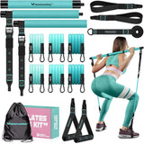 Kit de barra de pilates, multifuncional con bandas de resistencia