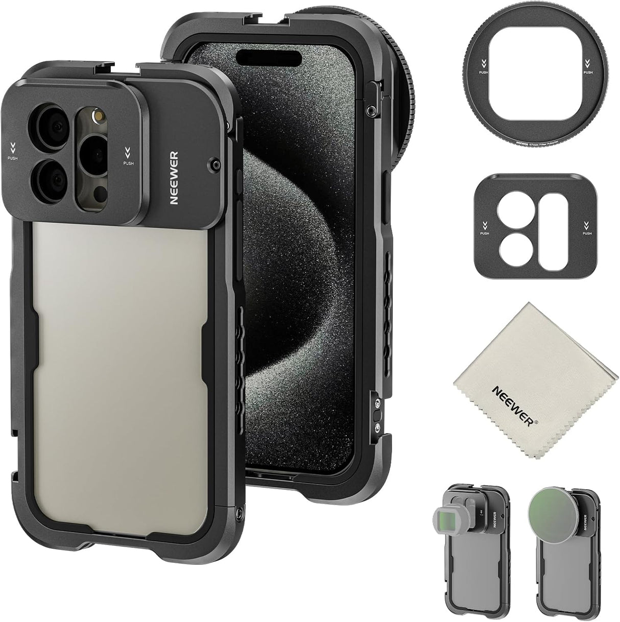 Soporte de video NEEWER para iPhone 15 Pro Max, PA024