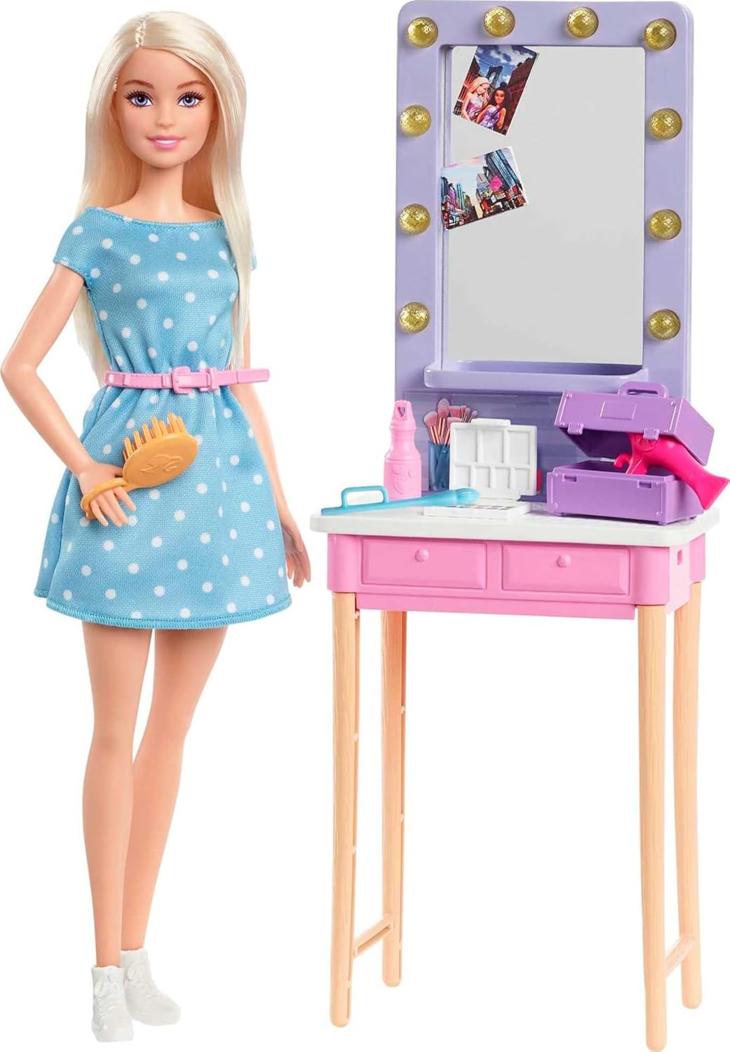 Muñeca Barbie Big City, Big Dreams y Set de Ensayo Roberts