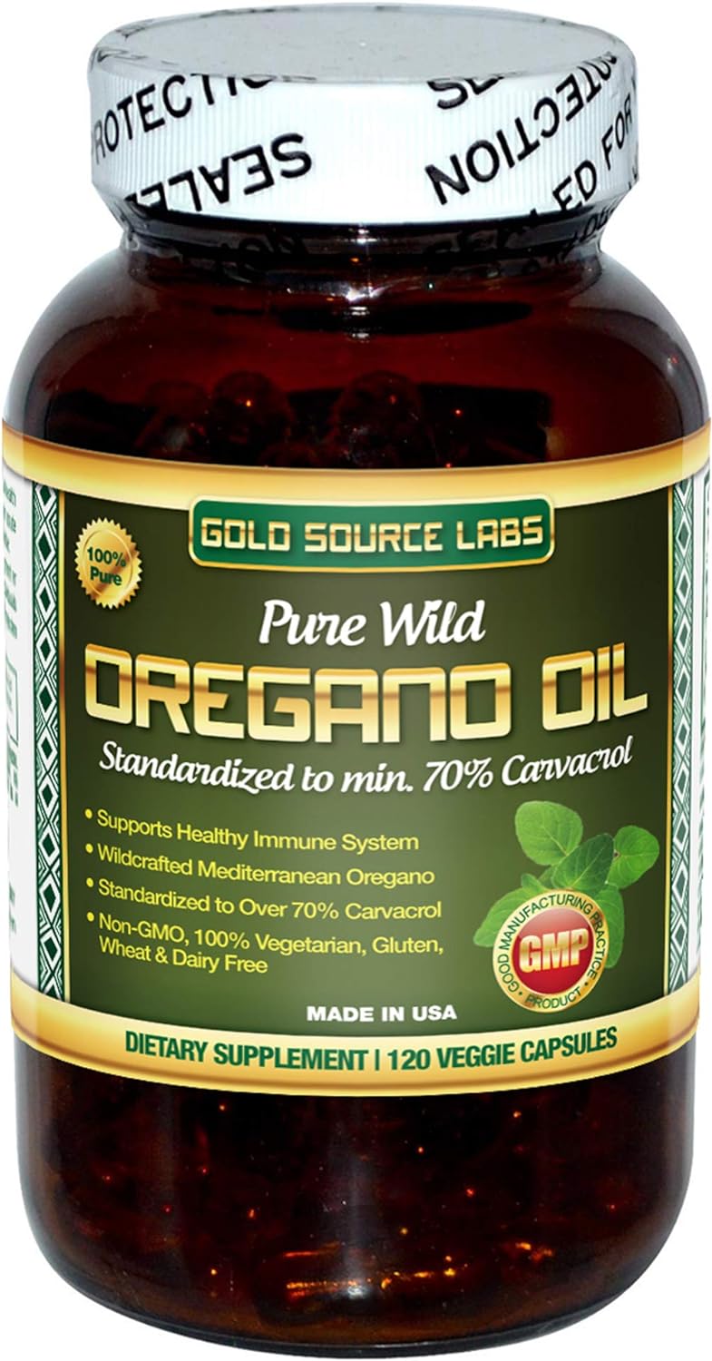 Cápsulas de Aceite de Orégano Salvaje - Extracto Puro Estándar
