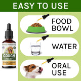 Vitaminas Gotas para la tos de la perrera para perros