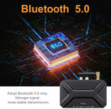Receptor transmisor Bluetooth, adaptador de audio auxiliar