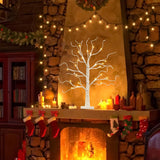 Árbol de Navidad iluminado, decoraciones con luces LED, 22