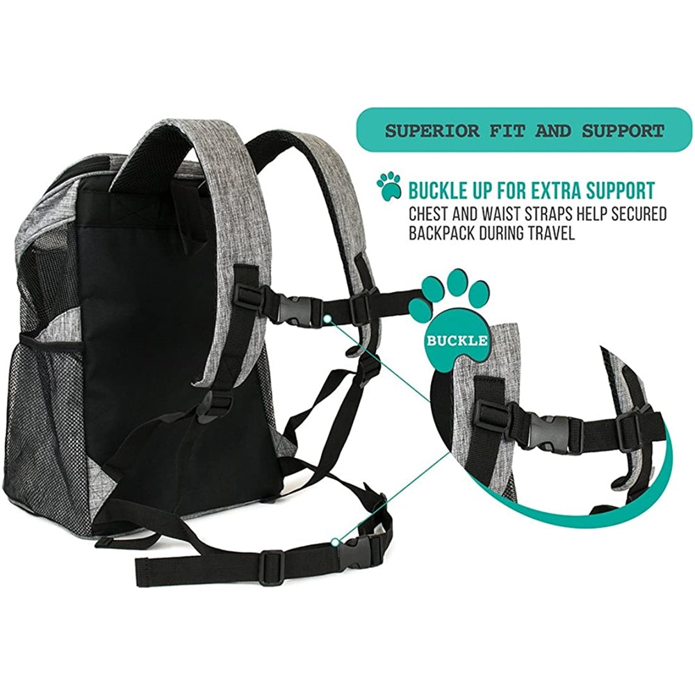 Mochila de transporte de mascotas para gatos