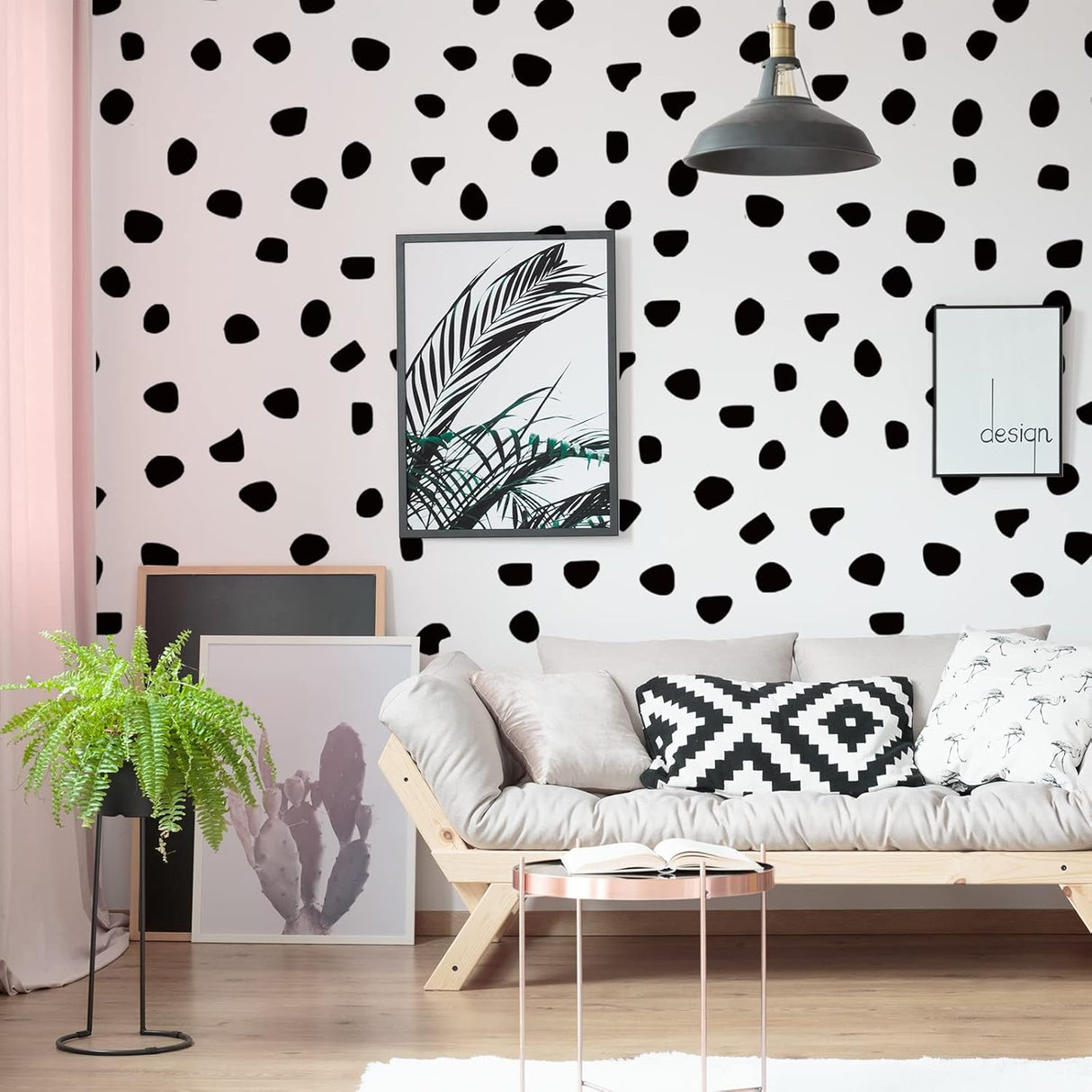 Vinilos Puntos Irregulares Boho para Pared - Decoración Infantil
