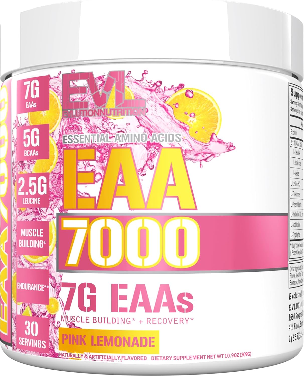 EAA7000 Evlution Nutrition Suplemento de Aminoácidos