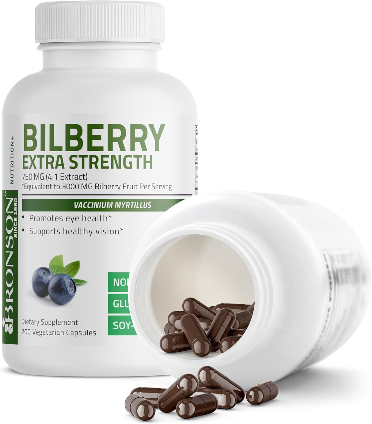 Suplemento Arándano Extra Strength 3000 mg  sin OMG 200 cáp