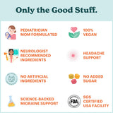 MigraKids Comfort | Suplemento para migraña infantil, 120 cápsulas