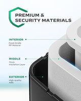 Máquina de Hielo Silonn - 9 Cubos en 6 Min, Auto-Limpiante