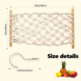 Hamaca Frutal Macramé - Cesta Colgante para Cocina - Modelo 4G