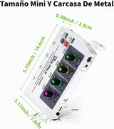 Amplificador de auriculares 4 canales con salidas para 8 auriculares