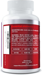 CoQ10 Esencial 100mg Suplemento para Corazón y Cerebro 60