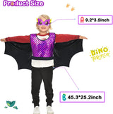Disfraces de alas de dragón para niños talla única morado