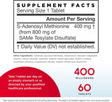 Suplemento SAM-e 0.007 oz dietario en cápsulas