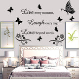 Vinilo Decorativo Frase Motivacional para el Hogar - Modelo 2023