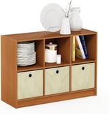 Estantería Furinno 3x2 con Bins, Almacenamiento, Modelo Básico