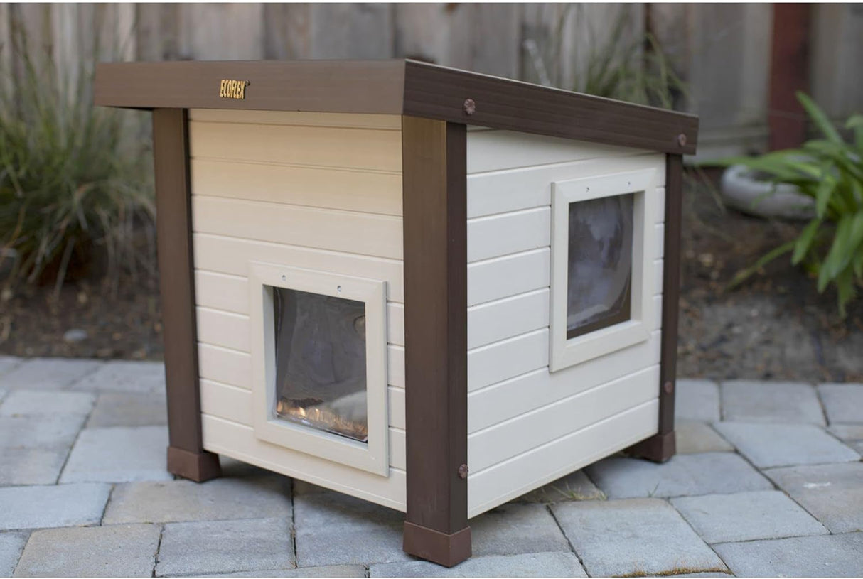 Casa para Gatos Salvajes ECOFLEX® Albany, Resistente y Fácil Montaje