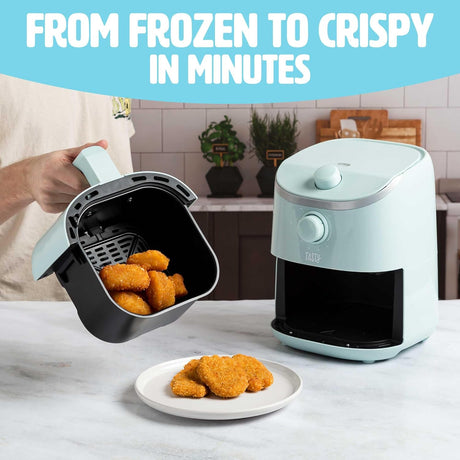 Freidora de aire personal Tasty, 2 cuartos, 900W, fácil uso