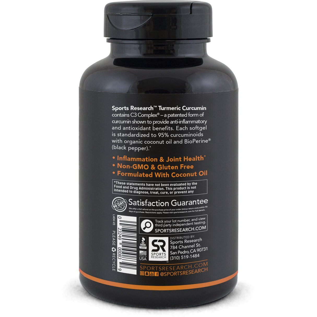 Cúrcuma Curcumin C3® Complex 500mg, mejorado con pimienta