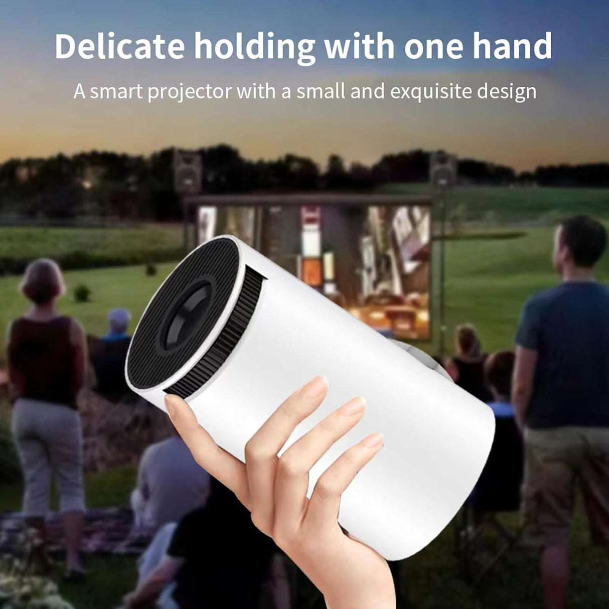 Mini Proyector 4K 5G WIFI, Sonido 360, Bluetooth - Smart Projector