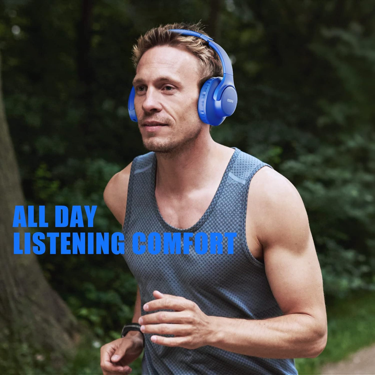 Auriculares KVIDIO Bluetooth, 65h batería, sonido HiFi, modelo X123