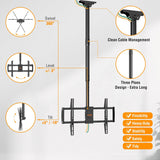 Soporte de TV ELIVED 37-75, ajuste altura, modelo YD3016
