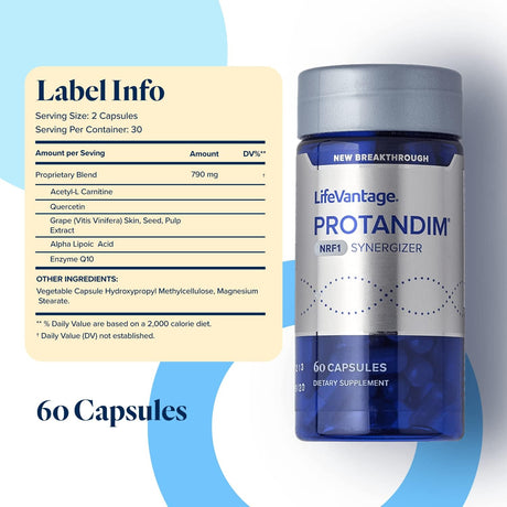 Suplemento Sinergizador Protandim NRF1 o NRF2 60 und