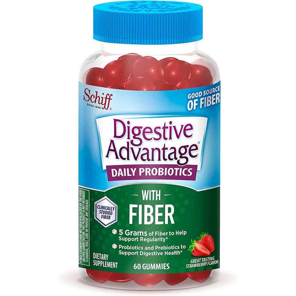Suplementos Digestive Advantage Gomitas de fibra prebiótica