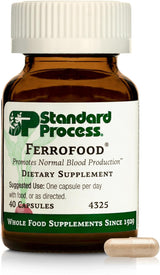 Ferrofood Suplemento de Hierro con Vitamina C - 40 Cápsulas