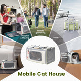Transportín Pawaii para gatos, suave, plegable y cómodo.