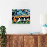 Póster y lienzo de gatos Van Gogh - Decoración de pared