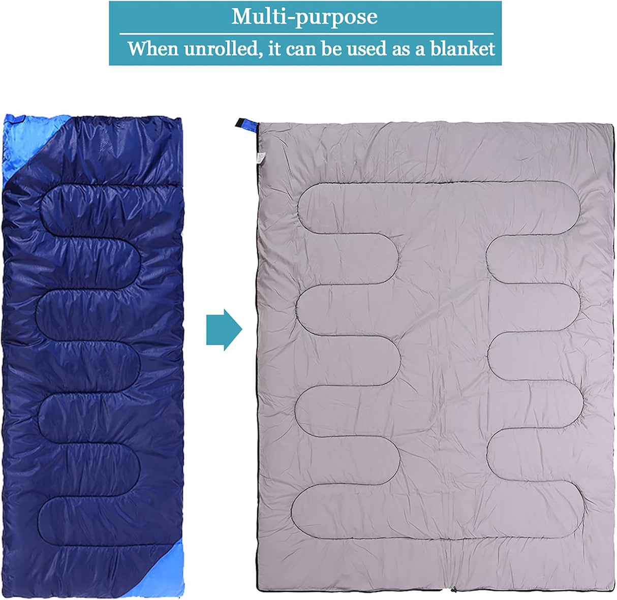 Saco de dormir impermeable para equipo de camping y viajes