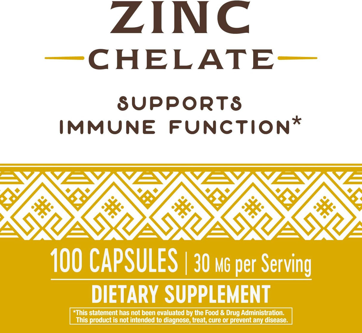 Suplementos Quelato de zinc apoya la función inmunológica