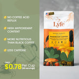 Café Instantáneo LYFE con Hongos, Energía y Enfoque 60g