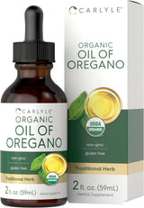 Suplemento Carlyle Aceite orgánico de orégano Líquido 2 oz