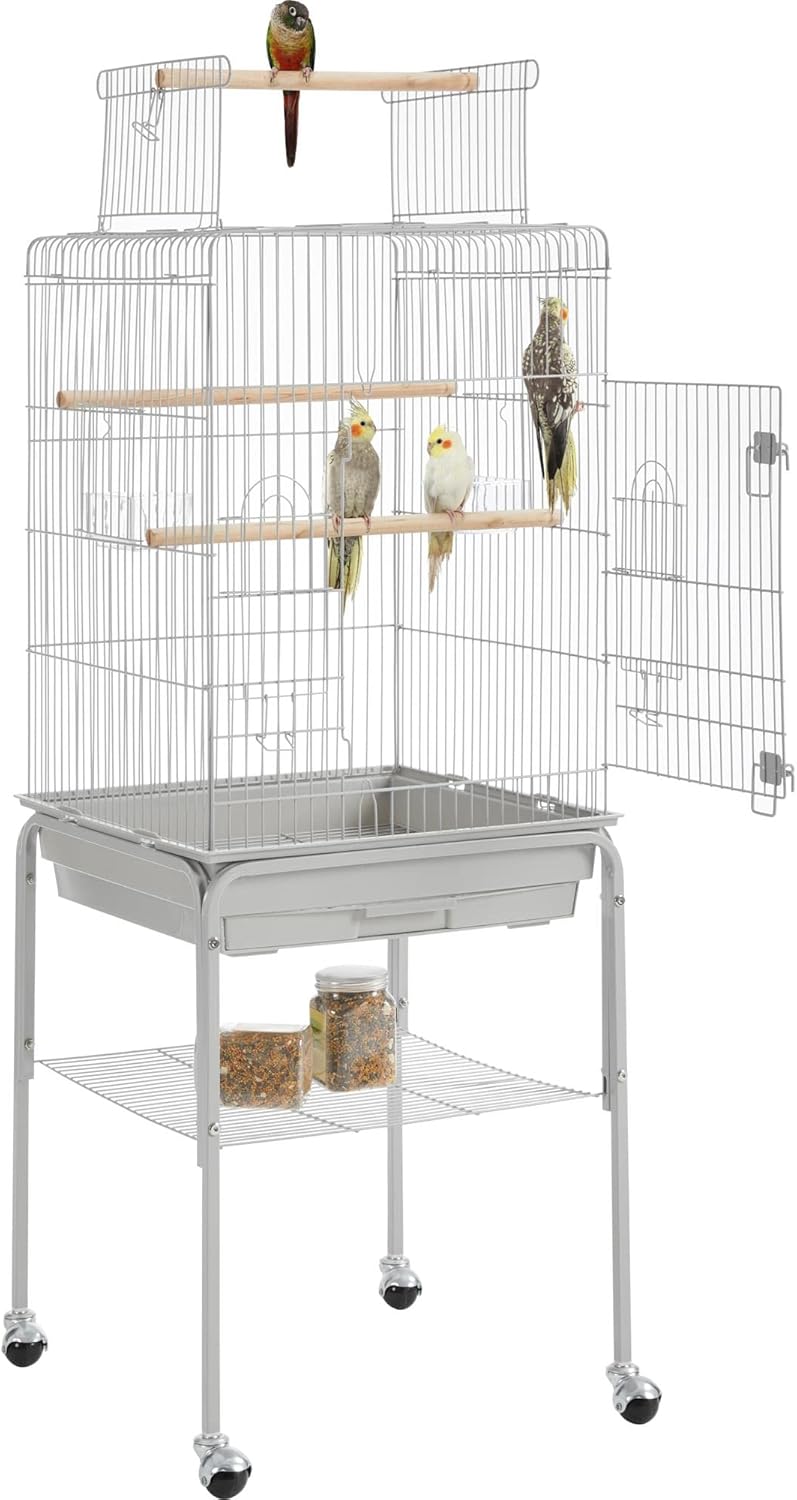 Jaula de metal para pájaros Yaheetech