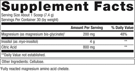 Suplemento de Magnesio Myo-Inositol Plus de Metagenics para Salud Neural - 30 porciones