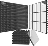 Paneles acústicos JBER 24Pack, 2 x 12, autoadhesivos