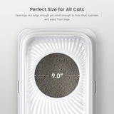 Caja de arena para gatos de acero inoxidable WoofiGo
