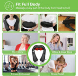 Masajeador Shiatsu Cotsoco con Calor, Alivio Muscular 3D