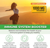 Suplementos Vitamina C liposomal 1000 mg  con aceite MCT