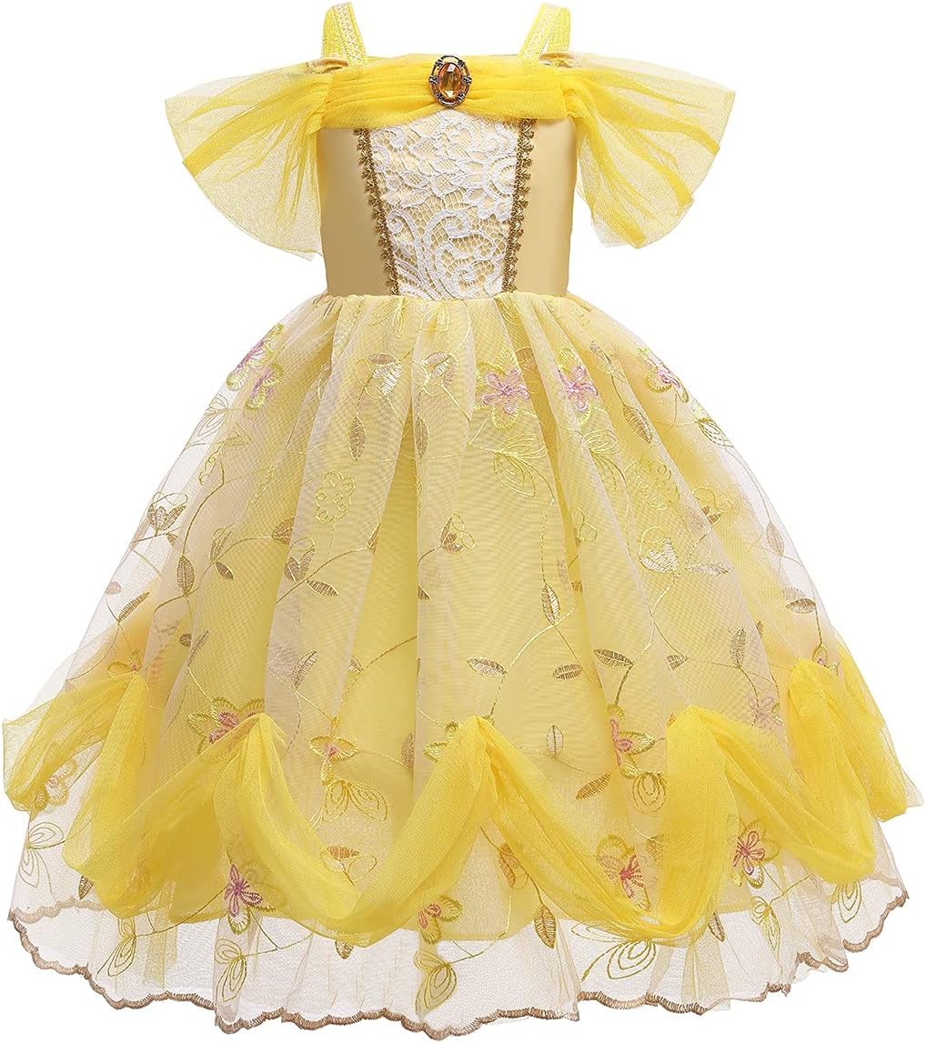 Disfraz de Princesa Belle, Accesorios, Cumpleaños y Halloween