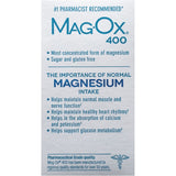 Suplemento de óxido  magnesio 483 mg 2pack x 120 tab