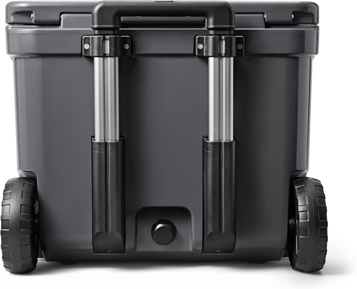 YETI Roadie 60 - Hielera con ruedas y mango retráctil de periscopio