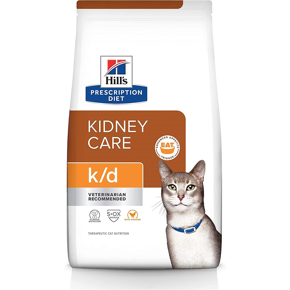 Alimento de gato seca para dieta veterinaria