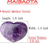 Corazón de cristal de 1.7 in, cristales curativos grandes